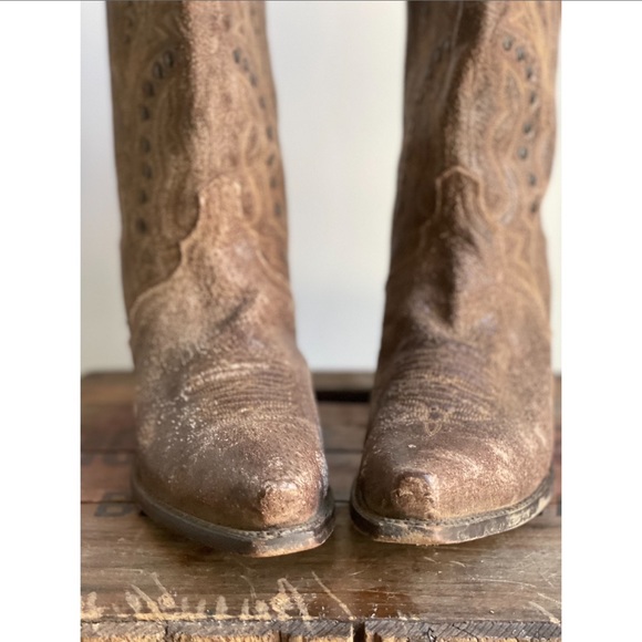 Studded Dan Post Western Boots - Picture 3 of 6